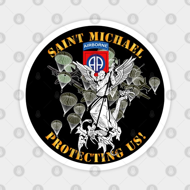 82nd Airborne Div - Saint Michael - Protecting Us - Mass Magnet by twix123844